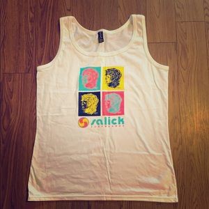 Brand new salick surfboards tank top.